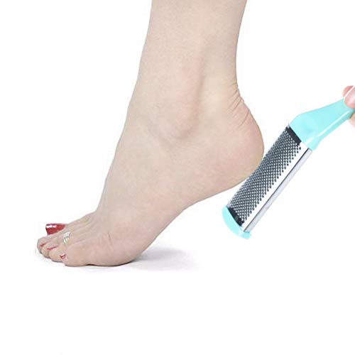 Double Sided Foot Rasp Foot File and Callus Remover to Remove Hard Skin Best Foot Care Pedicure Metal Surface Tool To Remove Hard Skin Surgical Grade Stainless Steel File (BLUE)