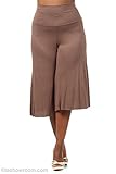 Pastel by Vivienne Women's Wide Waistband Cropped Pants
