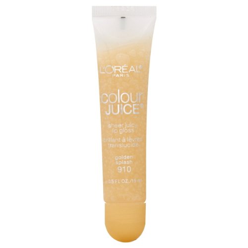 LOreal Colour Juice Lip Gloss, Sheer Juicy, Golden Splash 910
