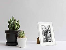 MCS Studio Gallery Frame, White Woodgrain, 4 x 6