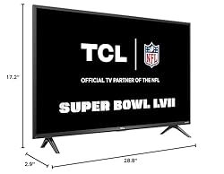 TCL 32" Class 3-Series HD 720p LED Smart Roku TV