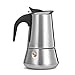 Coffee Maker 9 Cup Stainless Steel with Safety Relief Valve,Stovetop Espresso Maker Moka Pot with Filter,fit Gas,Electric and Ceramic Stovetop