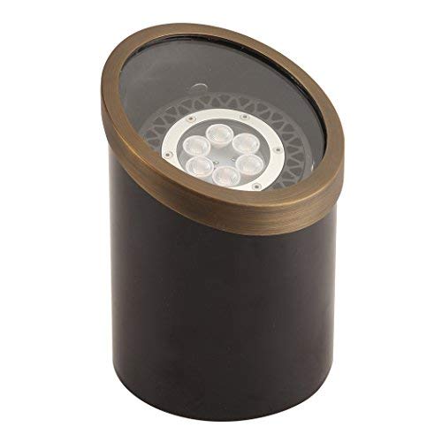 LFU Brass Constructed Well/In-Ground Light Available. Low Voltage. Antique Bronze Finished. (5, Hartford)
