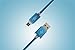 KingCool Micro USB Charge Cable 6.6 ft/2m Durable Braided Nylon V8 High Speed USB Data Transfer Cable Data Sync USB Charger Cord for Android, Samsung, HTC and More(Blue)