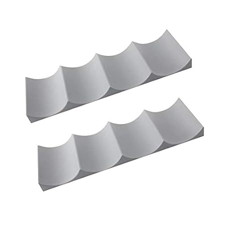 SMNHSRXH 2 Piezas de plástico del Estante del Vino Vino del Estilo ...