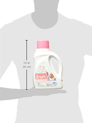 DREFT STAGE 2: ACTIVE BABY LIQUID LAUNDRY DETERGENT, 32 LOADS 46 FL OZ (PACKAGING MAY VARY)