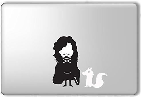 Univers3 Jon Snow Game of Thrones VINYL DECAL STICKER FOR MACBOOK / NOTEBOOK / LAPTOP