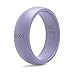 Silicone Wedding Ring for Women. Rubber Wedding Band for Every Day Use - Yoga, Training, Sports, Military, Work, Travel and Outdoor - Teak