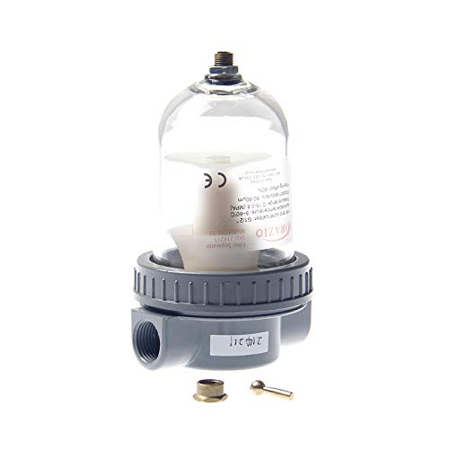 ORAZIO 1/2" 20MM Large Volume Air Compressor Line Water Trap Filter Separator 214211