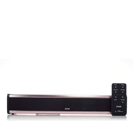 AccuVoice AV203 Sound Bar TV Speaker with Hearing Aid Technology, Six Levels of Voice Boost – (Gold) (Renewed)