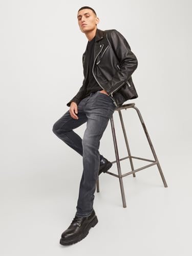 JACK&JONES Jeans Uomo EU34/L36 Nero 12159030 Jjiglenn Jjoriginal AM 817 Noos