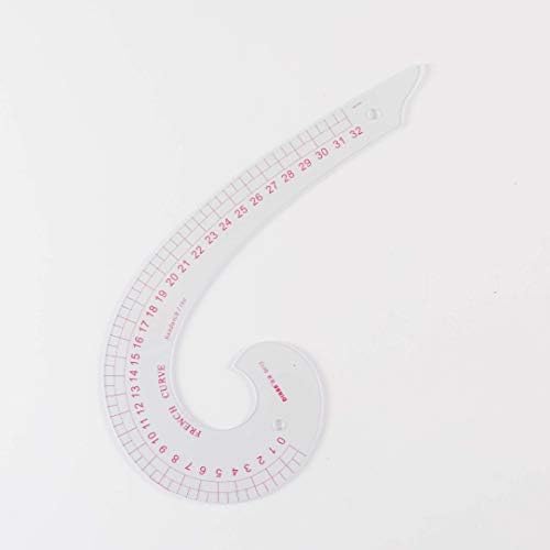 DIHAN #9032 Transplant 32cm Flexible Metric Sleeve Armhole French Curve Ruler Sandwich line Plastic Tailor Fashion Design Ruler, Pattern Making Ruler, Tailoring Ruler, Garment Ruler