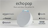 Echo Pop (Newest gen) Glacier White with Alexa Early Access view 9