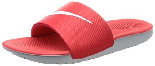 NIKE Kids' Kawa Slide Sandal, University Red/White, 3 M US Little Kid