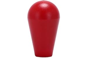 Atomic Market US Style Bat Top Replaces Arcade1up Sanwa & Zippy Japanese Ball Top Arcade Joystick Tops (Red)