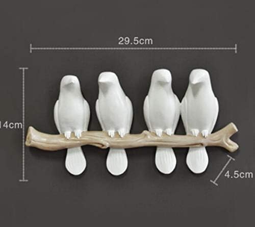 Figurine Figurines Statue Statues Statuette Sculptures Buddha,Creative Art Bird Wall Decoration Bird In Tree Branch Brief Home Decor Home Decoration Crafts Creative Statue Animal Resin Sculptures