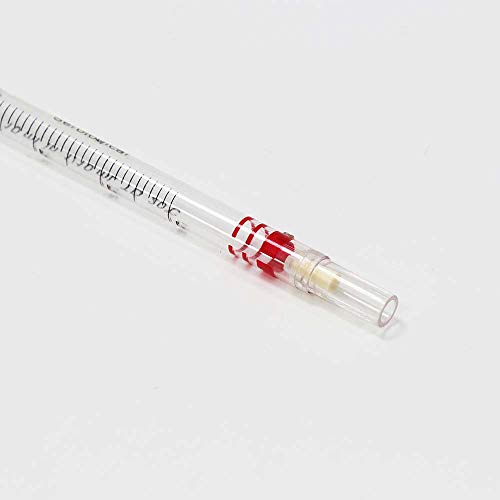 ULAB Plastic Disposable Serological Pipettes, Cap.10ml with Graduations, PS Material, Gamma Sterile, Pack of 25, ULH1007
