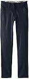 Eddie Bauer Big Girls Twill Cotton Lycra Pant, Navy, 10