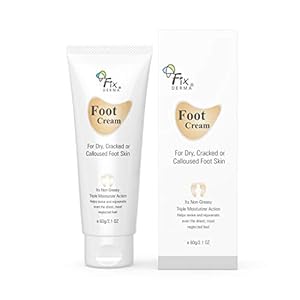Fixderma Foot Cream, Cream for Dry & Cracked Feet, Moisturizes and Soothes Feet, Heel Repair, For Cracked, Calloused, or…