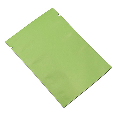Mylar Vacuum Sealer Flat Merchandises Bags for Giveaway Sample Aluminum Foil Open Top Sealable Packing Matte Metallic Foil Food Storage Preservation Pouch (3.9x5.9 inch, 200 pcs)
