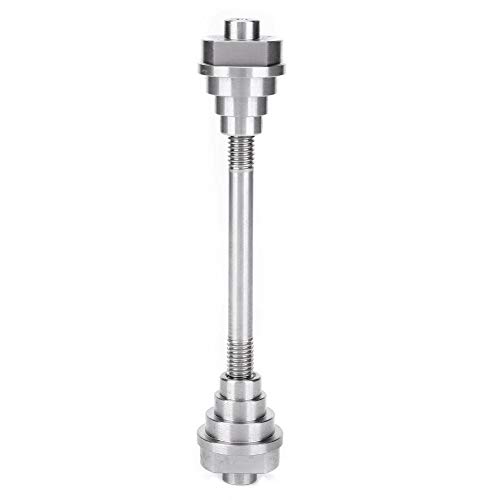 VGEBY Bike Barrel Shaft Hub Adjustment Tool, Axle Hub Adapter Quick Release Skewers Adapter for 12mm / 15mm / 20mm Front Thru Axle Bike Wheel