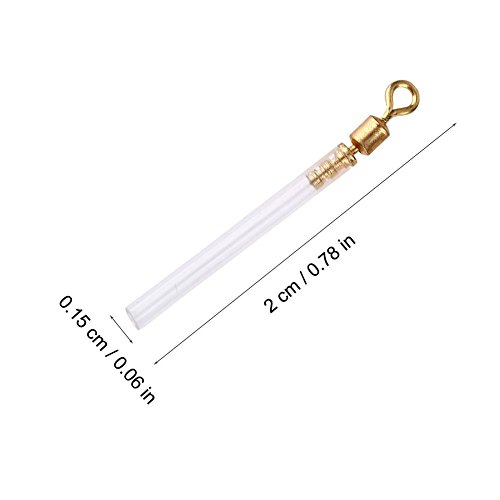 VGEBY 50 Stück Waggler Schwimmer Adapter Schnellwechselwirbel mit Schwimmerrohr Adapter Zubehör – Bild 5