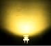100pcs x 3mm Yellow Flat top led Light 3mm Yellow Light led 3mm lamp