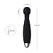 loverbeby Waterproof Cordless Extreme Power Handheld Mini 9X Multi-Speed Wand Massager, Black, 4.8 Ounce