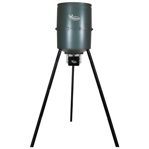 WILDGAME INNOVATIONS Quick-Set Pro 270lb Game Feeder with Digital Timer Durable Varmint-Proof...