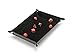 Harbor Loot Brand Dice Tray - Perfectly Sized at 8.5 x 11.25 Inches Unsnapped and 6.5 x 9.5 Snapped - Designed by Gamers - Packs Flat, Protects Your Table, and Keeps Dice Where They Belong.