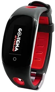 Go Tcha Evolve Led Touch Wristband Watch For Pokemon Go With Auto Catch And Auto Spin Black Red Video Games Amazon Com