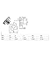 20 Pcs 4 Prongs Zinc Plated T-Nut Tee Nut Fixing 3/8