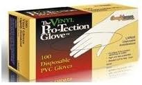 Disposable Vinyl Gloves Pre Powdered, Size X-large