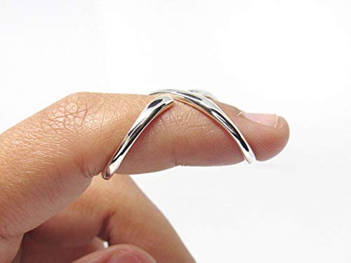 Mallet Finger Silver Splint Ring