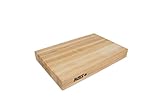 John Boos Block RA01 Maple Wood Edge Grain Reversible Cutting Board, 18 Inches x 12 Inches x 2.25 Inches