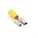 100PCS Yellow Female Insulated Spade Wire Connector Electrical Crimp Terminal 12-10AWG