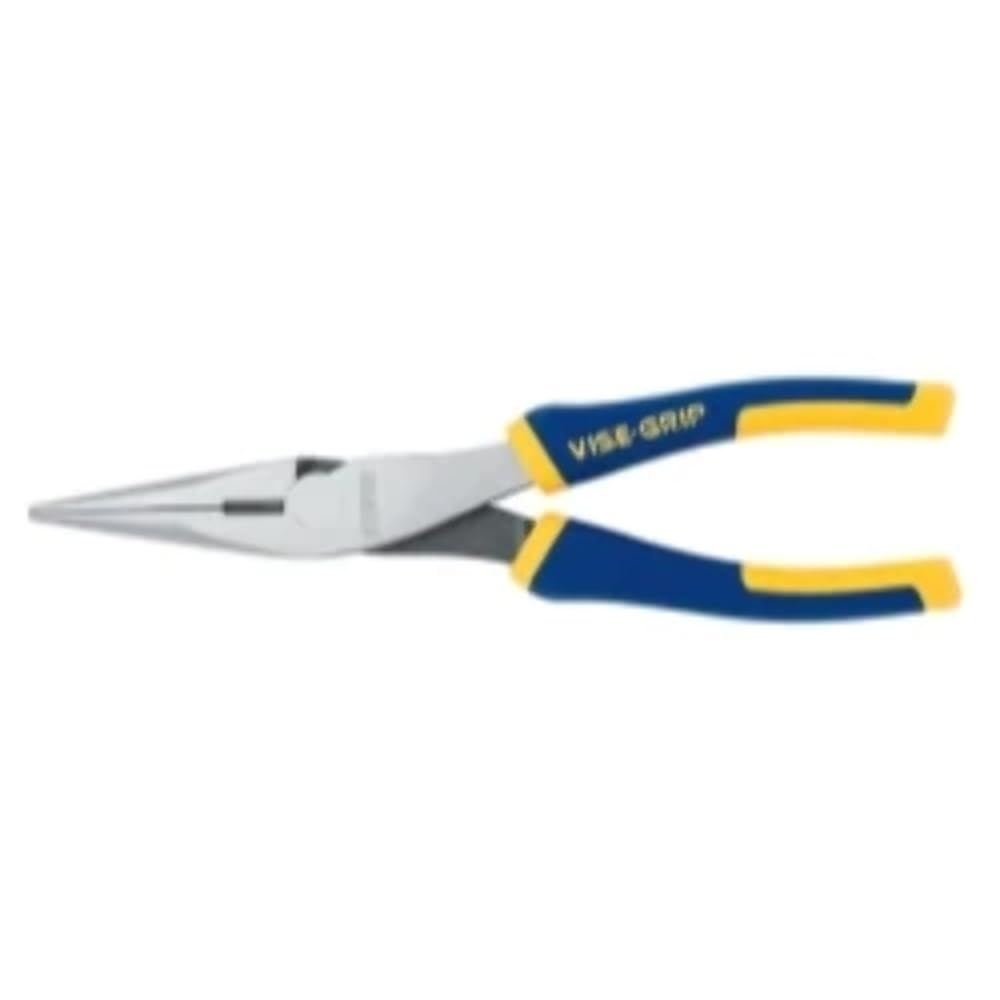 Photo 1 of IRWIN VISE-GRIP Long Nose Pliers with Wire Cutter, 8-Inch (2078218)