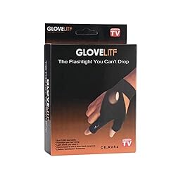 2 Pair LED Flashlight Gloves Christmas Stocking