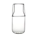 bouti1583 Glass Bedside Water Carafe Set with Tumbler