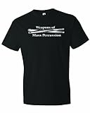 Men's Weapons Of Mass Percussion. Drum Sticks T-Shirt-Black-Medium