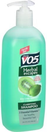 2 Pack VO5 Herbal Escapes Kiwi Lime Squeeze Clarifying Shampoo, 26.5 fl oz ea