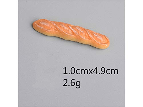 image for Zehaer Cute Bread Sticks Shape Rubber Bands and Hairpins Making Orname