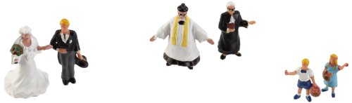 Noch 15860 Wedding Party & Pastor 6/ H0 Scale  Figures