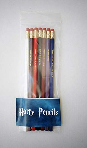 Pencil Set Engraved Pencil Set HP Gift Gold Foil Pencil Set Engraved Pencils After All This Time Always Gift for College Student Gift for Him - Thumbnail 3