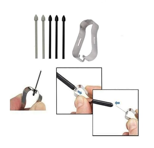 Caneta Touch S-Pen Compatível Galaxy Tab S6 Lite (Sm-P615 Sm-P620) C/Sensor Pressão + Pontas - Preto
