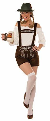 Forum Women's Deluxe Lederhosen with Blouse