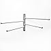 Swing Out Towel Bar - Stainless Steel Swivel Towel Rack - Space Saving Swinging Towel Bar for Bathroom - Wall Mounted Towel Holder Organizer with 4 Arms- Easy To Install - Brushed Finish (20