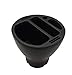 Gearred up Car Cup Holder Organizer for Cell Phones, Change Coins, Accessories Pen, Black Foam Connect Charger from Bottom