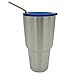 Morecome Spill And Splash Resistant Lid With Slider Closure For 20 Oz (Blue)
