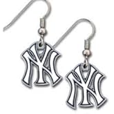 MLB Licensed Team Logo Dangle Earrings (New York Yankees)